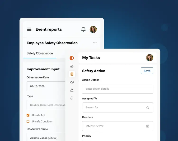 Mobile Solution — Cority product panel