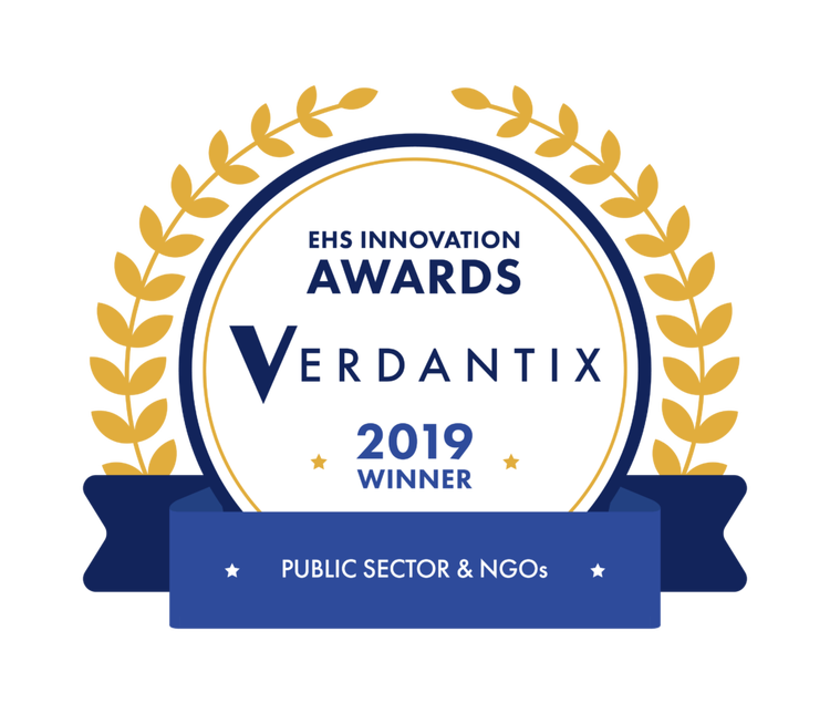 Verdantix EHS Innovation Awards 2019 – Winner_Public Sector & NGOs